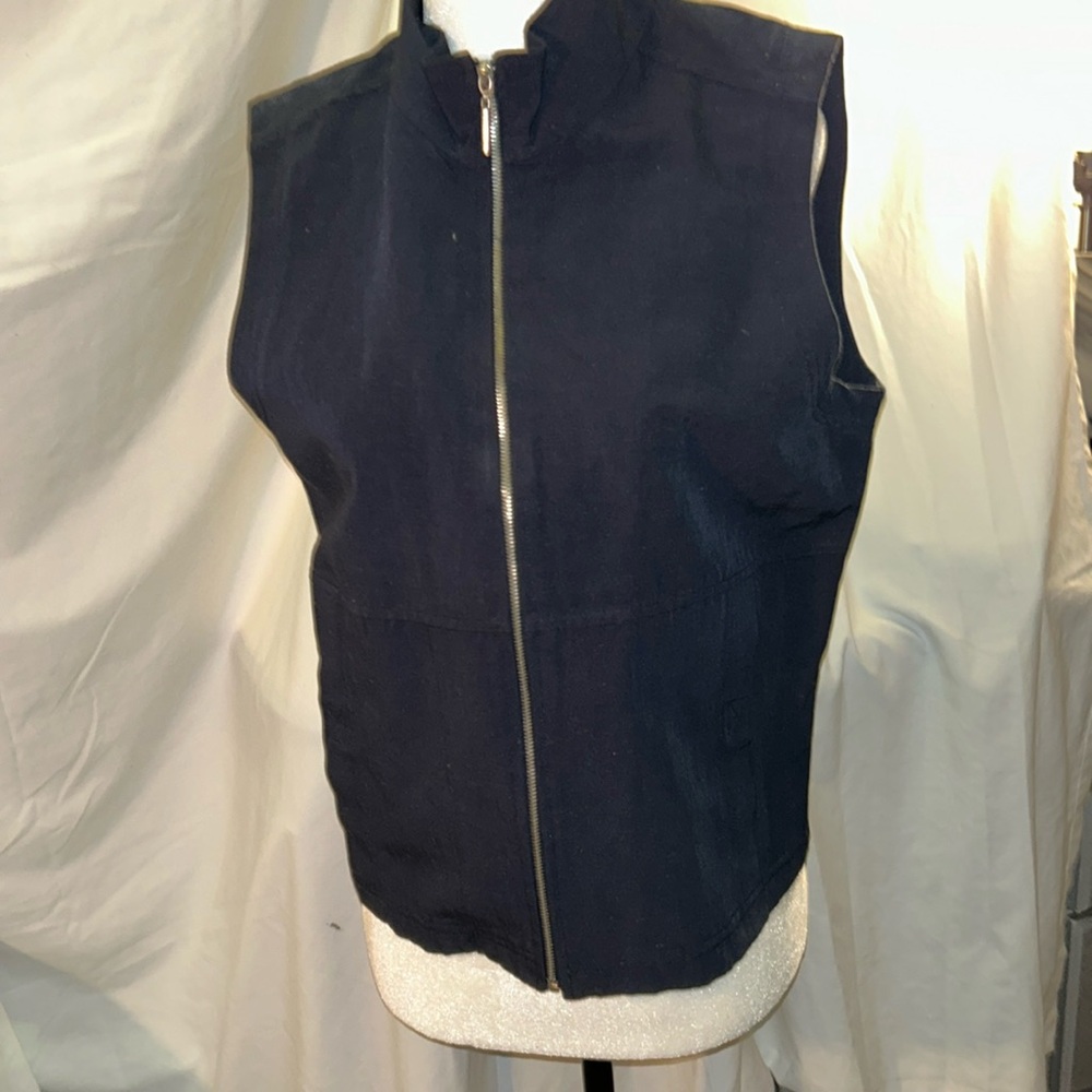 Vintage co & eddy zipup vest